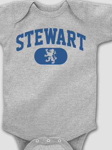 Scottish Varsity Sports Grey Baby Bodysuit