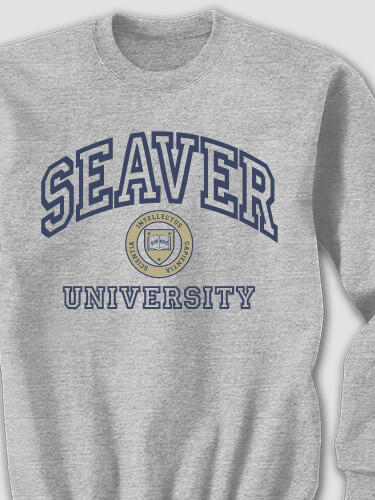 University Sports Grey Adult Sweatshirt