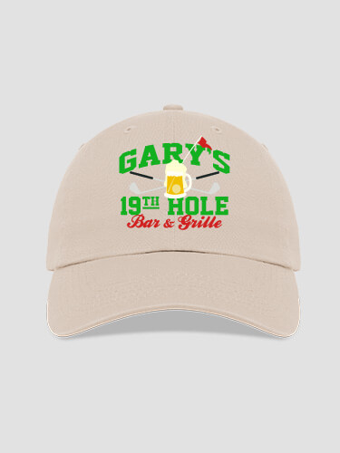 19th Hole Stone Embroidered Hat