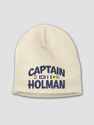 Captain Stone Embroidered Beanie