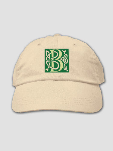 Celtic Monogram Stone Embroidered Hat