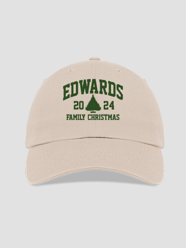 Christmas Varsity Stone Embroidered Hat