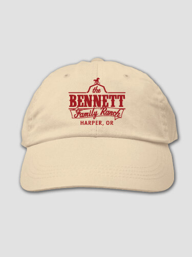 Family Ranch Stone Embroidered Hat