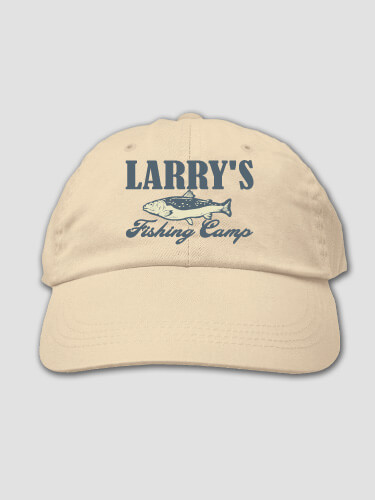 Fishing Camp Stone Embroidered Hat