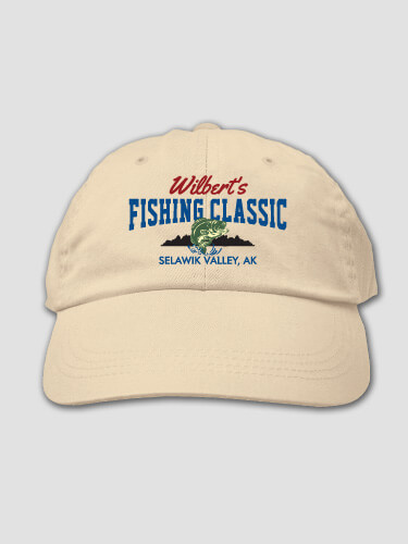 Fishing Classic Stone Embroidered Hat
