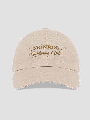 Gardening Club Stone Embroidered Hat