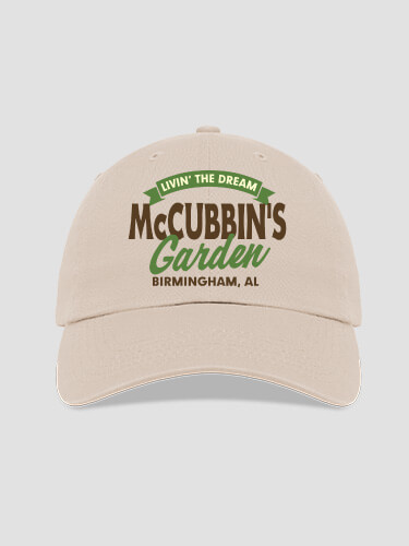 Livin' The Dream Garden Stone Embroidered Hat