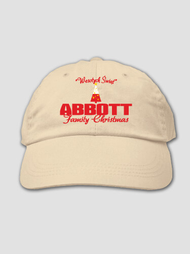 Polish Family Christmas Stone Embroidered Hat