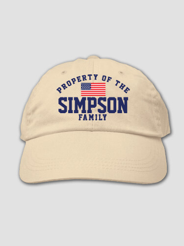 Property of Flag Stone Embroidered Hat