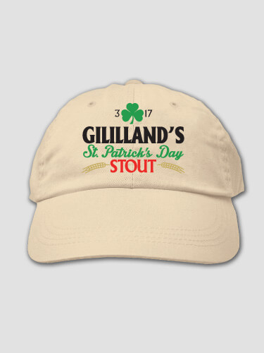 St. Patrick's Day Stout Stone Embroidered Hat