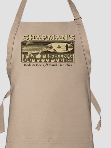 Fly Fishing Tan Apron