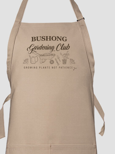 Gardening Club Tan Apron