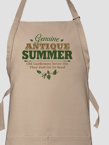 Genuine Antique Gardener Tan Apron