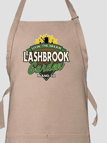 Livin' The Dream Garden Tan Apron