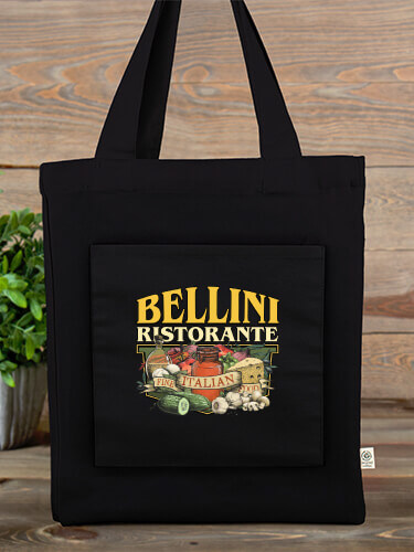 Ristorante Tote Black Canvas Tote