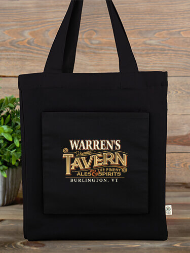 Tote Black Tavern Personalized canvas-tote 