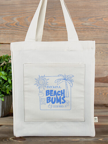 Beach Bums Tote Natural Canvas Tote