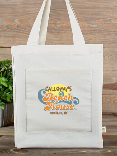 Beach House Tote Natural Canvas Tote