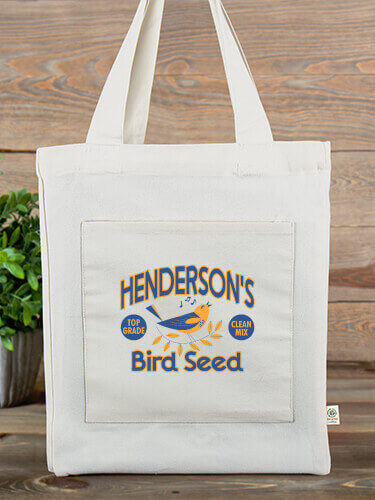 Bird Seed Tote Natural Canvas Tote
