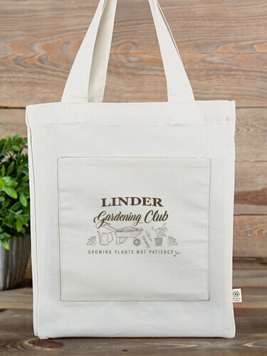 Gardening Club Tote Natural Canvas Tote
