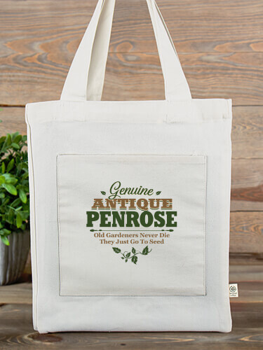Genuine Antique Gardener Tote Natural Canvas Tote