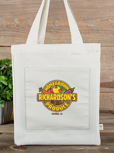 Homegrown Produce Tote Natural Canvas Tote