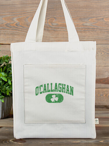 Irish Varsity Tote Natural Canvas Tote