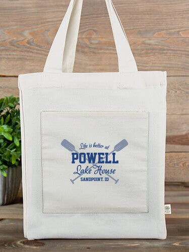Lake House Tote Natural Canvas Tote