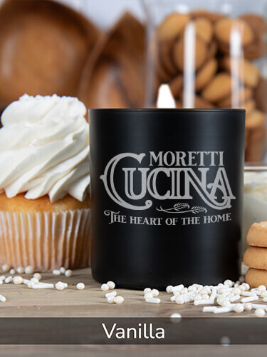 Vanilla/Natural Cucina Personalized scented-candle 