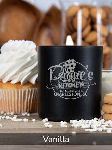 Vanilla/Natural Kitchen Personalized scented-candle 