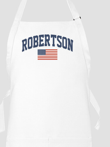 American Varsity White Apron