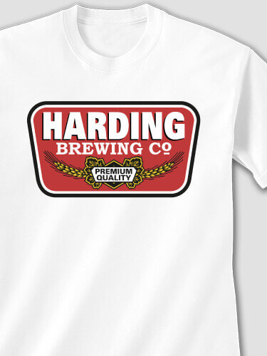Brewing Company White Adult T-Shirt