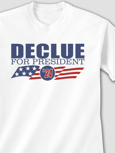 For President White Adult T-Shirt