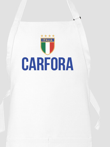 Italia White Apron