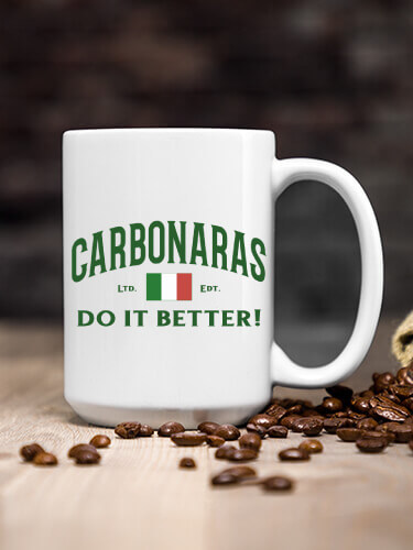 Italians Do It Better White Ceramic Coffee Mug (single)