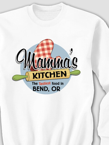 Kitchen White Adult Sweatshirt