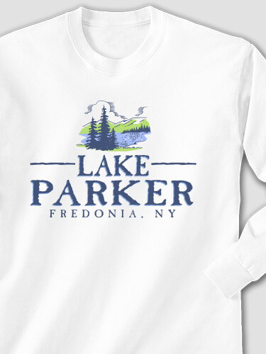 Lake White Adult Long Sleeve