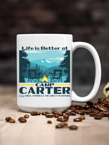 White Life Is Better Personalized ceramic-coffee-mug 