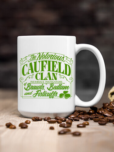 Notorious Clan White Ceramic Coffee Mug (single)