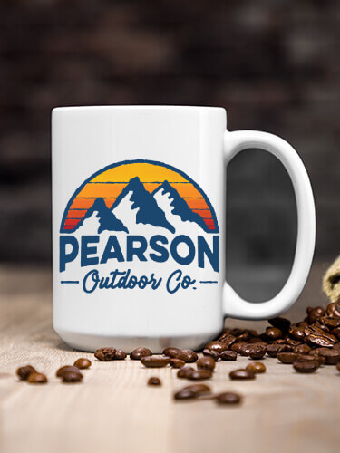 Outdoor Company White Ceramic Coffee Mug (single)