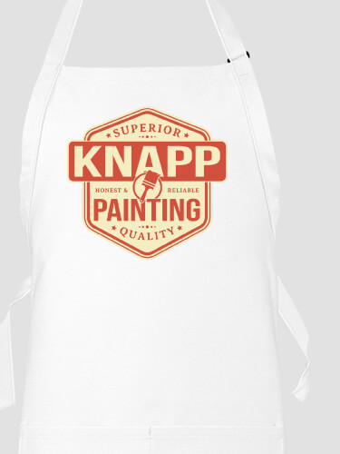 Painting White Apron