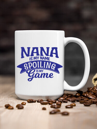 Spoiling Is My Game White Ceramic Coffee Mug (single)