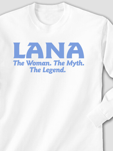 Woman Myth Legend White Adult Long Sleeve