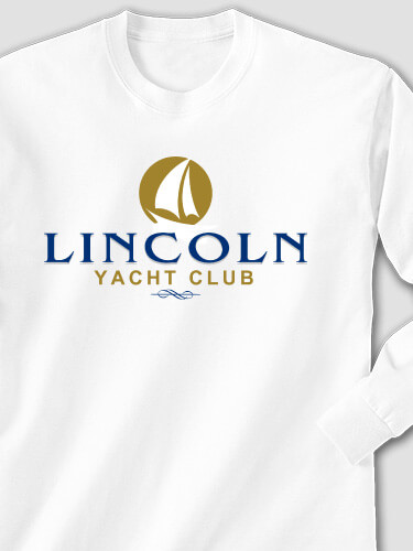 Yacht Club White Adult Long Sleeve