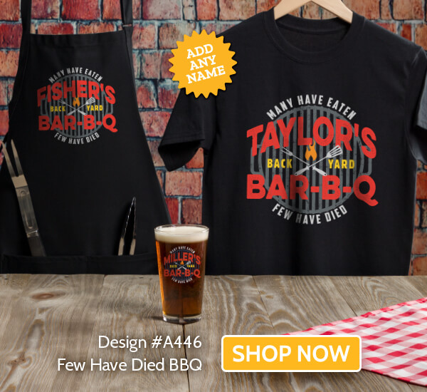 Few Have Died BBQ - T-Shirt, Hat & Pint Glass