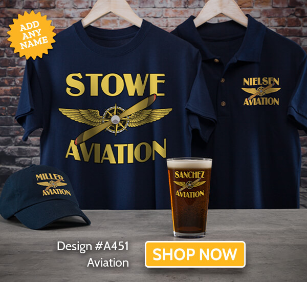 Aviation - T-Shirt, Hat & Pint Glass