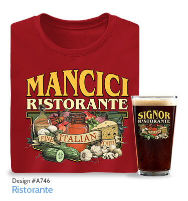 Ristorante - T-Shirt, Hat & Pint Glass