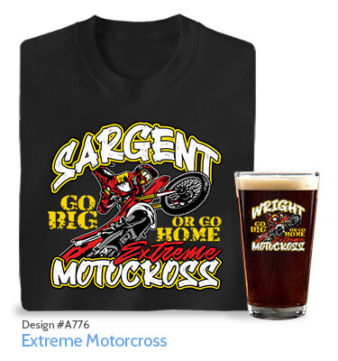 Extreme Motocross - T-Shirt, Hat & Pint Glass