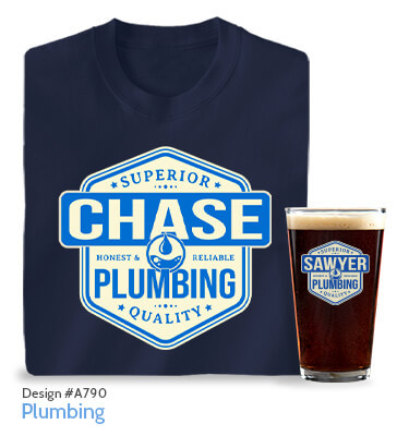 Plumbing - T-Shirt, Hat & Pint Glass