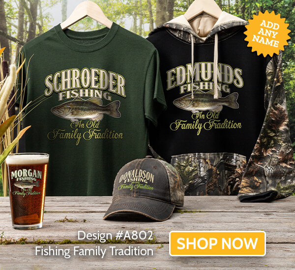 Fishing Family Tradition - T-Shirt, Hat & Pint Glass
